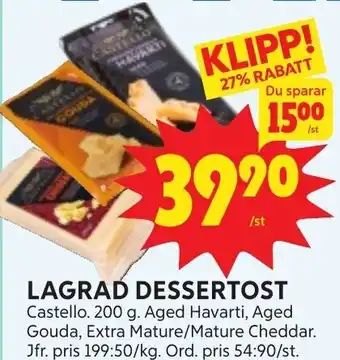 LAGRAD DESSERTOST Castello. 200 g.