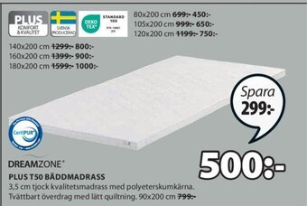 JYSK PLUS T50 BÄDDMADRASS erbjuda