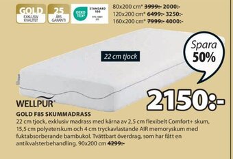 JYSK GOLD F85 SKUMMADRASS erbjuda