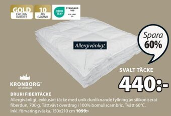 JYSK BRURI FIBERTÄCKE erbjuda
