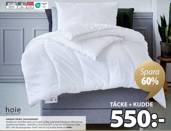 JYSK UNIQUE TÄCKE- OCH KUDDSET erbjuda