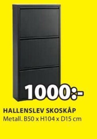 HALLENSLEV SKOSKÅP
