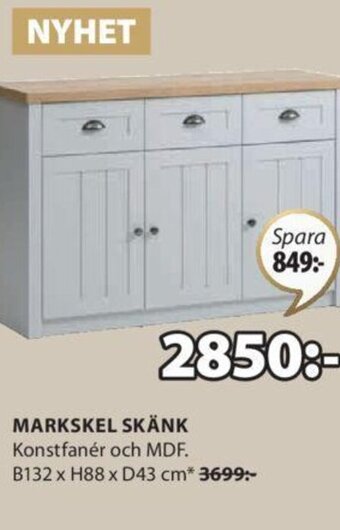 JYSK MARKSKEL SKÄNK erbjuda