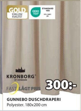 JYSK GUNNEBO DUSCHDRAPERI erbjuda