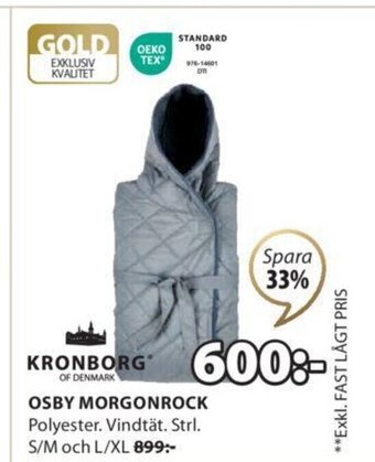JYSK OSBY MORGONROCK erbjuda