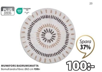JYSK MUNKFORS BADRUMSMATTA erbjuda