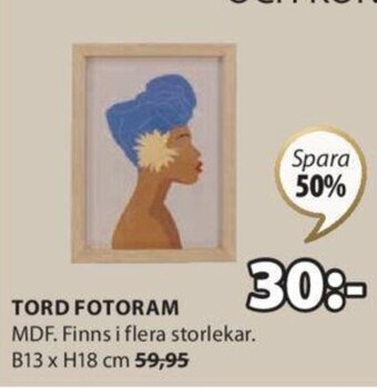 JYSK TORD FOTORAM erbjuda