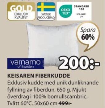 JYSK KEISAREN FIBERKUDDE erbjuda