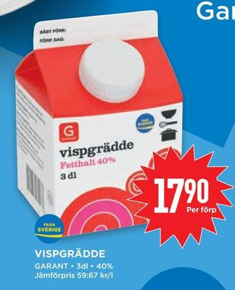 Willys Vispgrädde erbjuda
