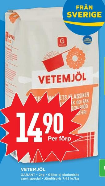 Willys Vetemjöl erbjuda