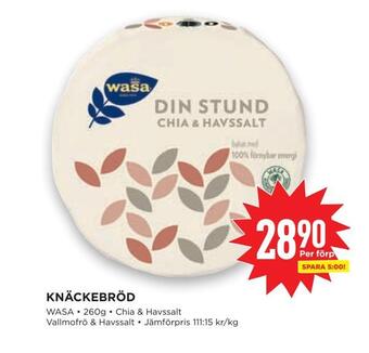 Willys Knäckebröd erbjuda