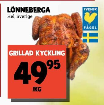 MatArket Grillad kyckling erbjuda