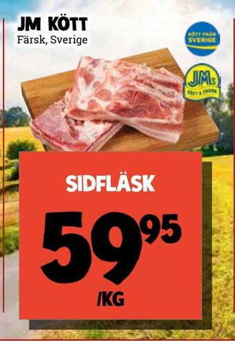 MatArket Sidfläsk erbjuda