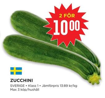 Willys Zucchini erbjuda