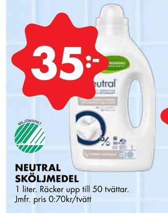 Neutral sköljmedel