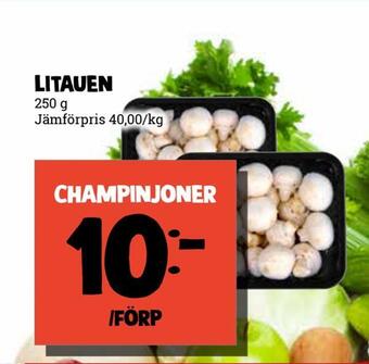 MatArket Champinjoner erbjuda