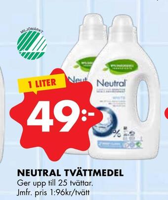 ÖoB Neutral tvättmedel erbjuda