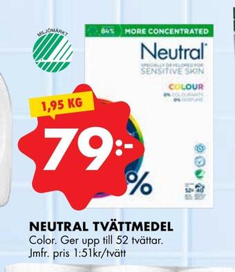 ÖoB Neutral tvättmedel erbjuda