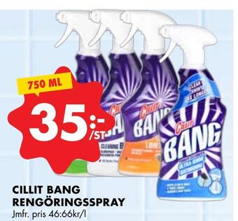 ÖoB Cillit bang rengöringsspray erbjuda