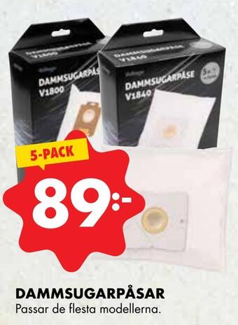 ÖoB Dammsugarpåsar erbjuda