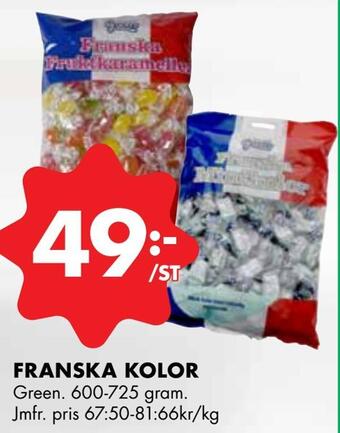 ÖoB Franska kolor erbjuda
