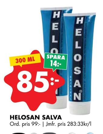 ÖoB Helosan salva erbjuda