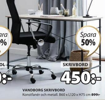 JYSK Skrivbord erbjuda