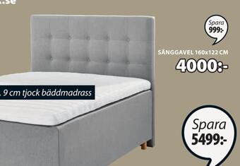 JYSK Sänggavel 160x122 cm erbjuda