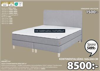 JYSK Kontinentalsäng 160x200 cm erbjuda