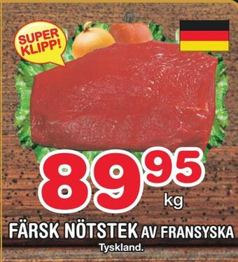 Nya Pulsen Färsk nötstek erbjuda