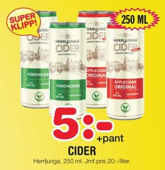 Nya Pulsen Cider erbjuda