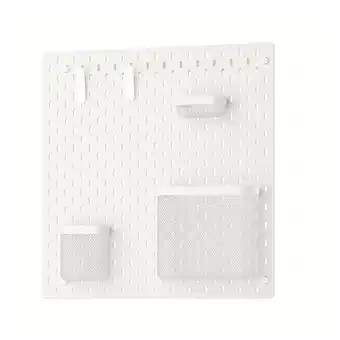 IKEA Skådis förvaringstavla, kombination, vit, 56x56 cm erbjuda