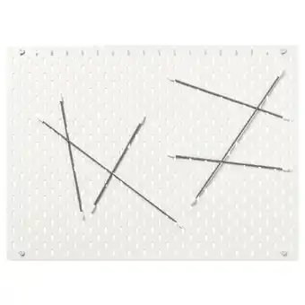 IKEA Skådis förvaringstavla, kombination, vit, 76x56 cm erbjuda