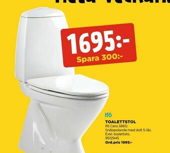 Jem&Fix Toalettstol erbjuda