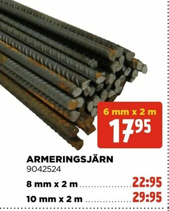 Jem&Fix Armeringsjärn erbjuda