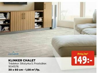 Jem&Fix Klinker chalet erbjuda