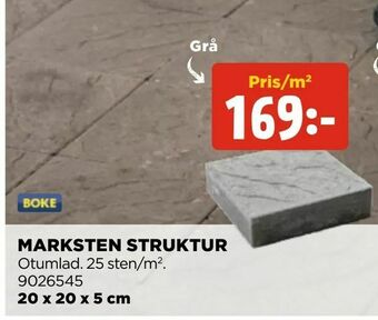 Jem&Fix Marksten struktur erbjuda