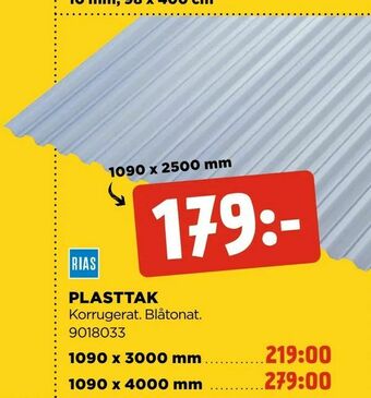Jem&Fix Plasttak erbjuda