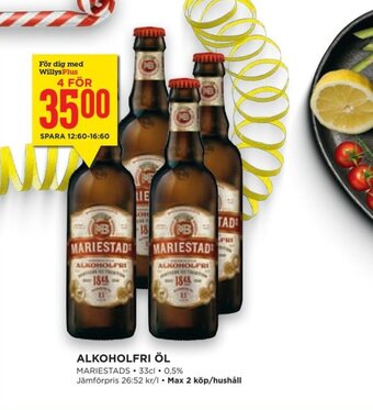 Willys Hemma ALKOHOLFRI ÖL erbjuda