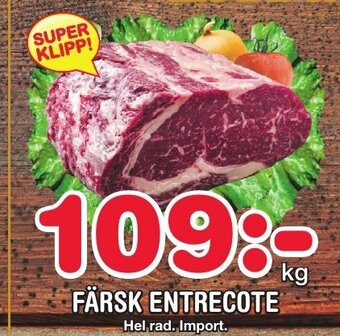 Nya Pulsen FÄRSK ENTRECOTE erbjuda