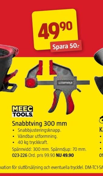 Jula Meec tools tvingar erbjuda