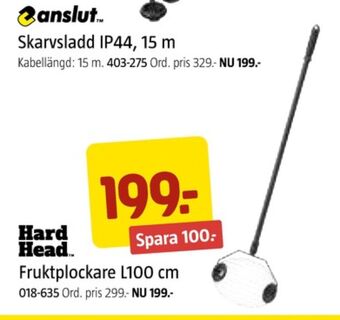Jula Hard head fruktplockare erbjuda