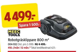 Jula Meec tools robotgräsklippare erbjuda