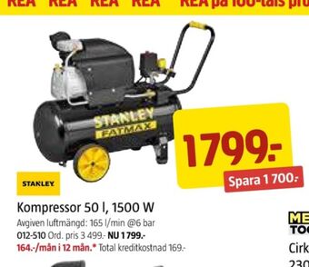 Jula Fatmax kompressor erbjuda