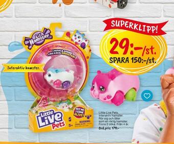 Leklust Little live pets erbjuda