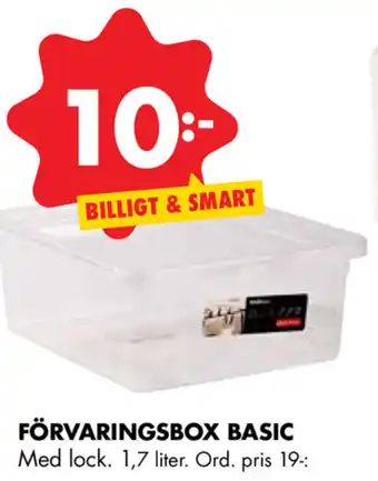 ÖoB Förvaringsbox Basic 1,7 liter erbjuda