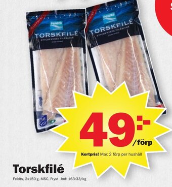 Pekås Torskfilé erbjuda