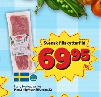 Östenssons Svensk fläskytterfilé erbjuda