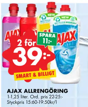 ÖoB Ajax Allrengöring 1-1,25 liter erbjuda