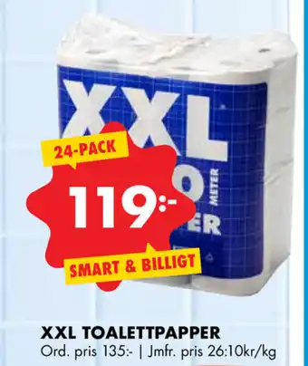 ÖoB XXL Toalletpapper 24-pack erbjuda